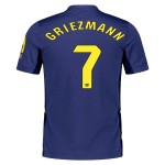 Günstige Fußballtrikots Atlético Madrid Griezmann 7 Kinder Auswärtstrikot 2025-26 Kurzarm